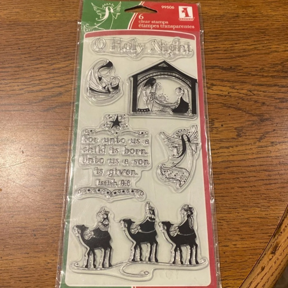 O Holy Night Inkadinkado 6 Clear stamps